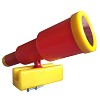 Telescopic telescope large red / yellow