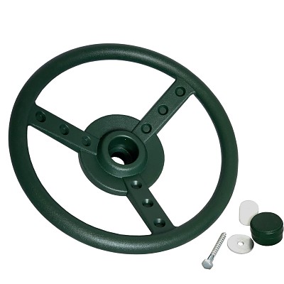 Steering wheel Ø 33 cm green