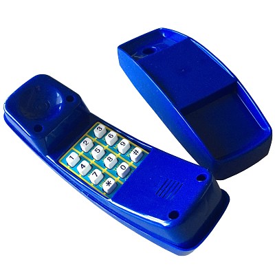 Kindertelefon Kunststoff blau