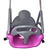 Baby swing seat pink / gray 46 x 40 x 30 cm