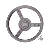 Steering wheel Ø 33 cm gray