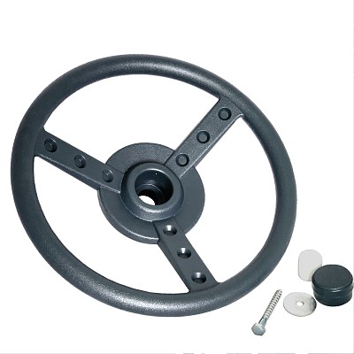 Steering wheel Ø 33 cm gray