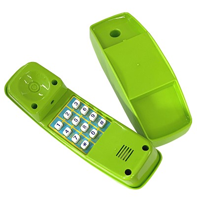 Apple green plastic children's phone
