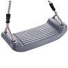 Swing seat made of plastic - gray