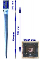  Hot-dip galvanized ground anchor 