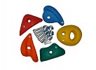 Climbing stones medium colored assorted set of 5