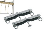 Set of 2 Swing hooks for double-seat swings