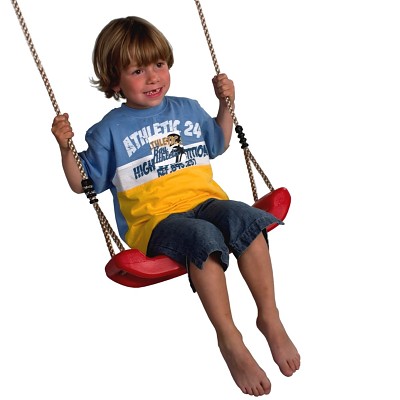 Plastic Molded Swing Seat Red