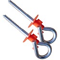Set of 2 Swing hook with safety rail