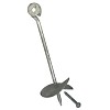 Galvanized ground anchor / tent anchor - 30 cm long