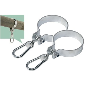 Set of 2 Swing hooks 80mm - 2.5mm ‘all round’ Set of 2 Swing hooks 80mm - 2.5mm ‘all round’