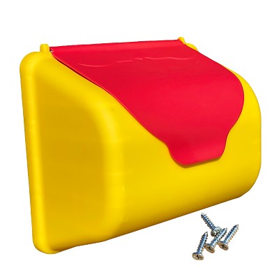 Letterbox Mailbox red-yellow