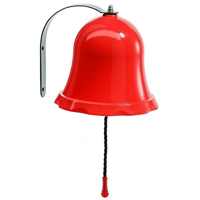 Ship bell Bell for play tower or playhouse red