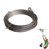 Suspension cable 25 m diam. 10 mm galvanized