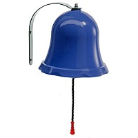 Ship bell Bell for play tower or playhouse blue