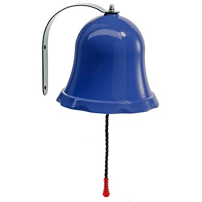 Ship bell Bell for play tower or playhouse blue