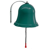 Ship bell for play tower or play house petrol turquoise