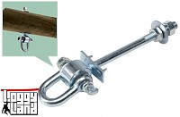 Swing hook “through” - Type D  - 160mm bar length