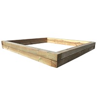 KDI sandpit 210x210x22cm made of pine wood