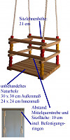 Gitterschaukel, Kleinkindschaukel, Babyschaukel