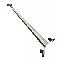 Horizontal bar for round wood Ø120mm stainless steel - length 120 cm