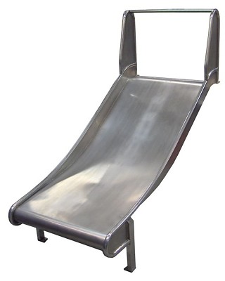 Add-on slide, stainless steel slide, hill slide 100cm wide