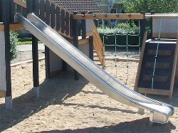 R&T - Tower Slide Stainless Steel 2m