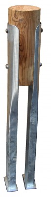 Pole Cover for Roundwood Timber Ø 14-16 cm