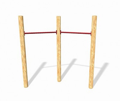 GYM II Playground Set - 2 Horizontal Bars